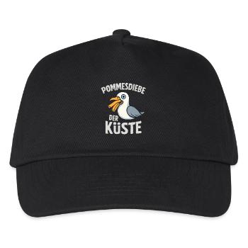 French Fry Thieves Coastal Pelican - Kids’ Baseball Cap - black - Front