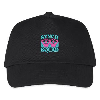 Synchronschwimmen Kunstschwimmen Wassersport - Kinder Basecap - Schwarz - Vorne