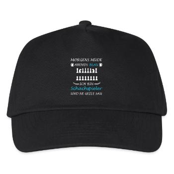 Chess Chess Player Chess Tournament Sayings - Kids’ Baseball Cap - black - Front