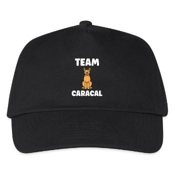 Caracal Mannschaft - Kinder Basecap - Schwarz - Vorne