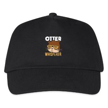 Seeotter-flüsterer - Kinder Basecap - Schwarz - Vorne