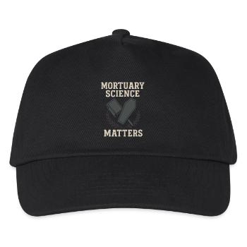 Corpse Science Dark Humor Death Positive - Kids’ Baseball Cap - black - Front