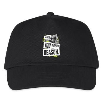 Si je suis le problème, vous êtes la raison Résilience - Casquette de baseball Enfant - noir - Devant