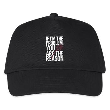 Si je suis le problème, vous êtes la raison Résilience - Casquette de baseball Enfant - noir - Devant