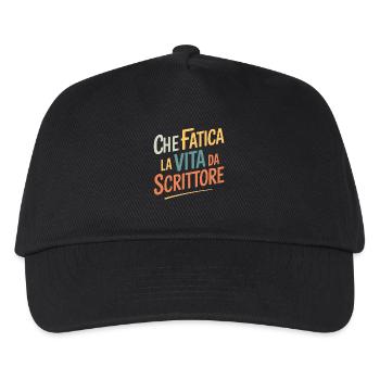 What a Struggle the Life of a Writer Writing Life - Kids’ Baseball Cap - black - Front