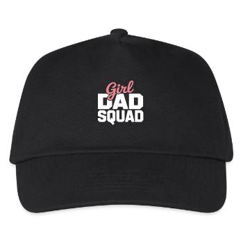 Girl Dad Squad - Chemise Père Fille Look Ras du Cou - Casquette de baseball Enfant - noir - Devant