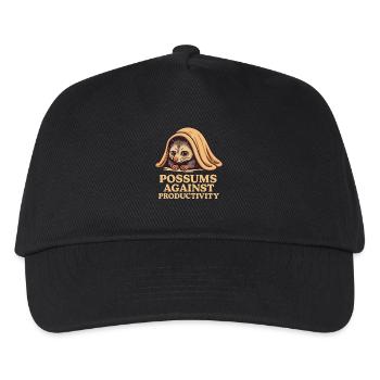 Opossums contre la productivité Humour Mème - Casquette de baseball Enfant - noir - Devant