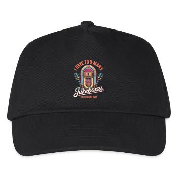 Jukebox Collectors I Have Too Many Jukeboxes - Kids’ Baseball Cap - black - Front