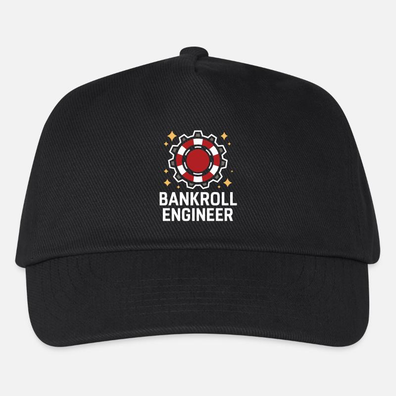 Bankroll Ingenieur Glücksspiel Spieler - Kinder Basecap - Schwarz