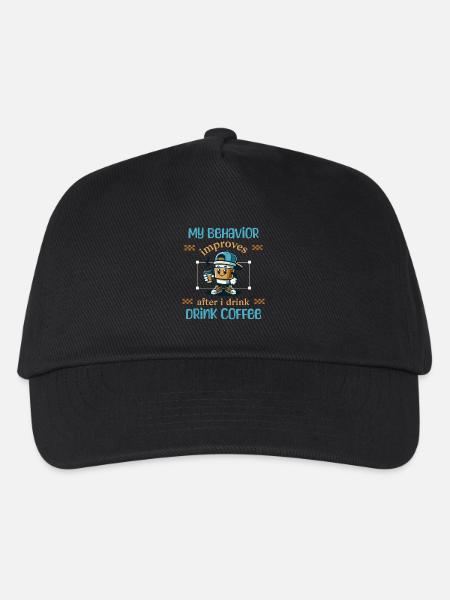 Fier thérapeute ABA avec du cœur - Casquette de baseball Enfant - noir