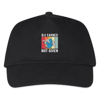 MMA BJJ jiu jitsu Vintage Brazilian Jiu Jitsu  - Kinder Basecap - Schwarz - Vorne
