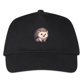 Igel - Kinder Basecap - Schwarz - Vorne