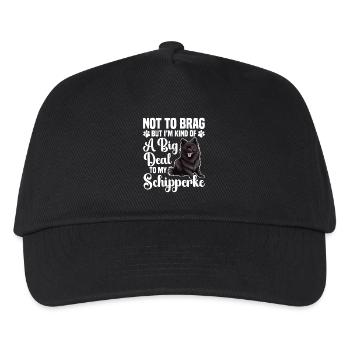 Nicht Zu Prahlen, Aber Ich Bin Eine Art Große - Kinder Basecap - Schwarz - Vorne