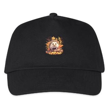 Igel - Kinder Basecap - Schwarz - Vorne