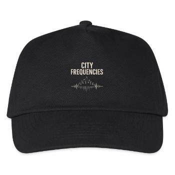 City Frequencies – Urban Vibes Design - Kids’ Baseball Cap - black - Front