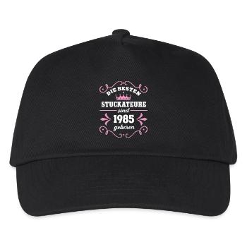 Plasterer Birthday 1985 Year of Plastering - Kids’ Baseball Cap - black - Front