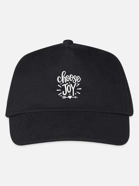 Wählen Sie Joy Inspirational - Kinder Basecap - Schwarz