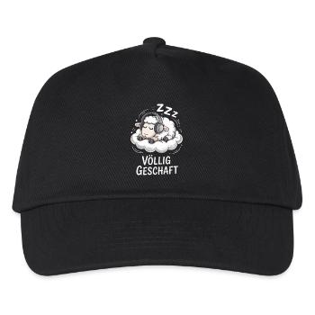 Completely done sheep design - Kids’ Baseball Cap - black - Front