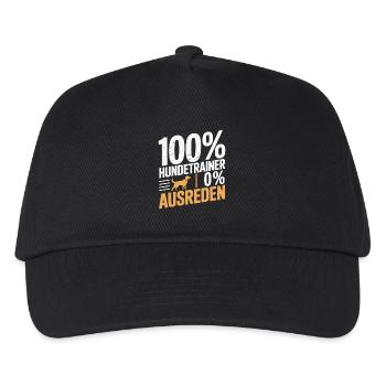 Hundeschule Hundeliebhaber Hundetrainer - Kinder Basecap - Schwarz - Vorne