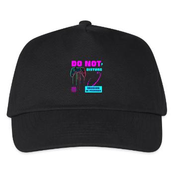 Do Not DISTURB - Gaming Mission - Kids’ Baseball Cap - black - Front