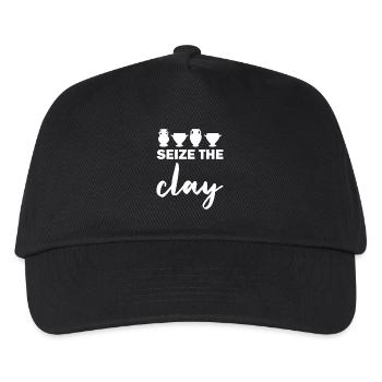 Silhouette du trophée Seize The Day - Casquette de baseball Enfant - noir - Devant