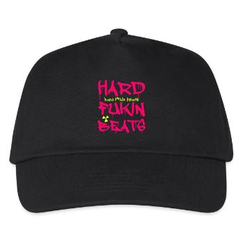 Hard Fukin Beats Graffiti Tee - Kinder Basecap - Schwarz - Vorne