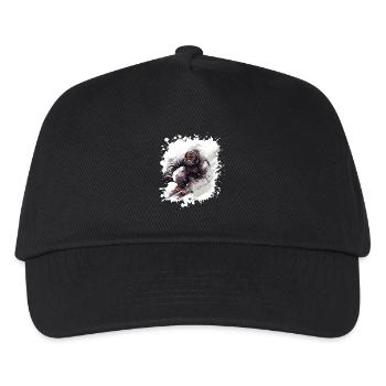 Gorilla Ski Skiing - Kids’ Baseball Cap - black - Front