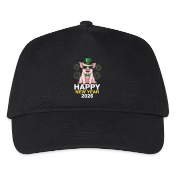 Happy New Year 2026 - Kinder Basecap - Schwarz - Vorne