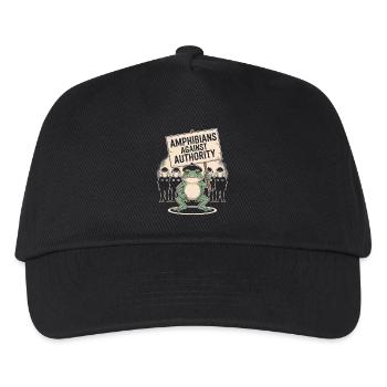 Amphibians Against Authority Portland - Kids’ Baseball Cap - black - Front