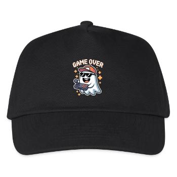 Retro Gamer Halloween Geist - Kinder Basecap - Schwarz - Vorne