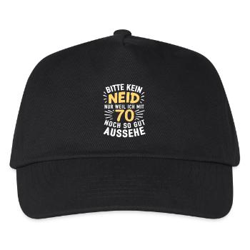 70s Cheers Shirt – No Envy, Look Good - Kids’ Baseball Cap - black - Front