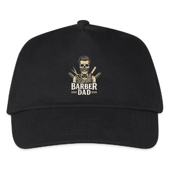 Vater Barbier Vater Friseur Friseur - Kinder Basecap - Schwarz - Vorne