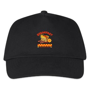 Waffle Dough Baking Gift for Foodies - Kids’ Baseball Cap - black - Front