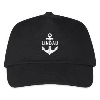 Anchor Lindau Lake Constance - Kids’ Baseball Cap - black - Front