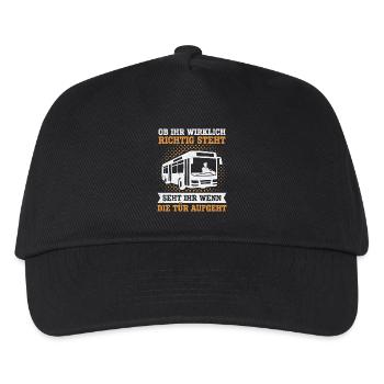 Bus Driver School Bus Driver Bus Driver Bus - Kids’ Baseball Cap - black - Front
