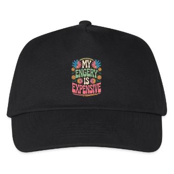 My Energy Is Expensive - Kids’ Baseball Cap - black - Front