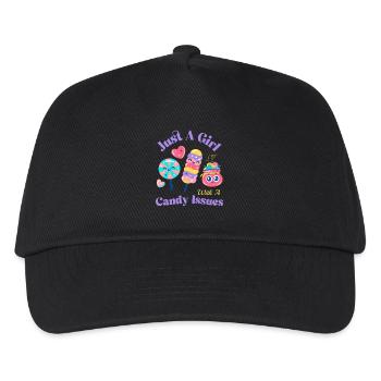 Mode gourmande pour les fans de bonbons - Casquette de baseball Enfant - noir - Devant