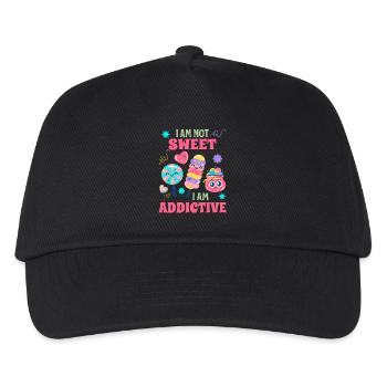 Cadeau d’amateur de bonbons - Casquette de baseball Enfant - noir - Devant