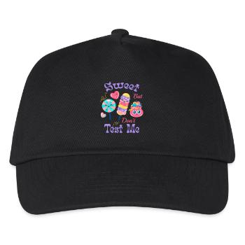 Idée cadeau de bonbons amusante pour les fans de collations - Casquette de baseball Enfant - noir - Devant
