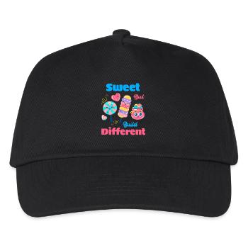 Ollipop amour doux et drôle - Casquette de baseball Enfant - noir - Devant