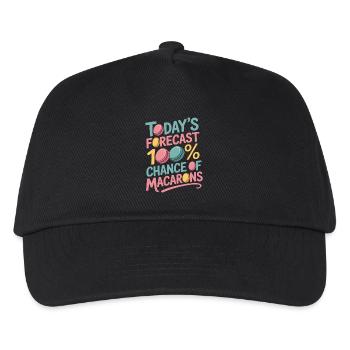 Macaron French Desserts - Kids’ Baseball Cap - black - Front