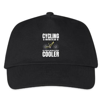 Cycling Brother-in-law Bike Rider Cyclist Brother - Kinder Basecap - Schwarz - Vorne