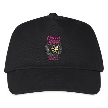 Bees Queen of the Garden - Kids’ Baseball Cap - black - Front
