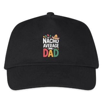Nacho Average Dad - Kids’ Baseball Cap - black - Front