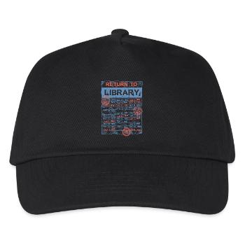 Library Day Librarian Reading Librarian - Kids’ Baseball Cap - black - Front