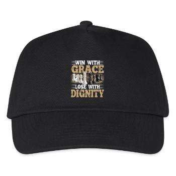 Échecs - Casquette de baseball Enfant - noir - Devant