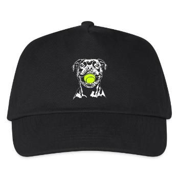 Staffordshire Bull Terrier Balljunkie Wilsigns - Kinder Basecap - Schwarz - Vorne
