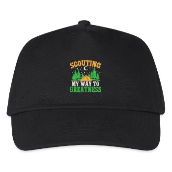 Girl Scout Leader My Way To Greatness Scout - Kinder Basecap - Schwarz - Vorne