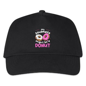 My Soulmate Donut - Kids’ Baseball Cap - black - Front