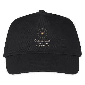 Shelter Employee, Animal Rescue Volunteer - Kids’ Baseball Cap - black - Front